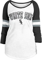 New Era Chicago White Sox Womens Raglan LS Tee