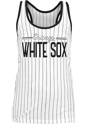 New Era Chicago White Sox Womens Script Pinstripe Tank Top