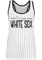 New Era Chicago White Sox Womens Script Pinstripe Tank Top