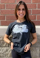 New Era Chicago White Sox Womens Grey Tri-Blend Retro Scoop Short Sleeve T-Shirt