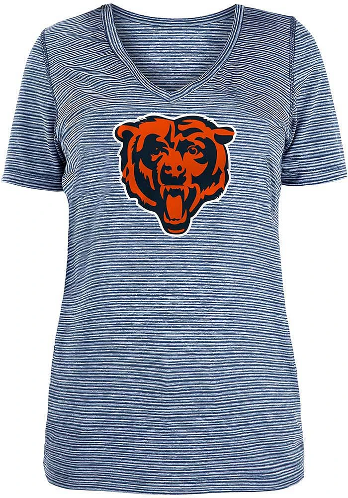 New Era Chicago Bears Womens Navy Blue Primary Logo Short Sleeve T-Shirt