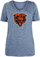 New Era Chicago Bears Womens Navy Blue Primary Logo Short Sleeve T-Shirt
