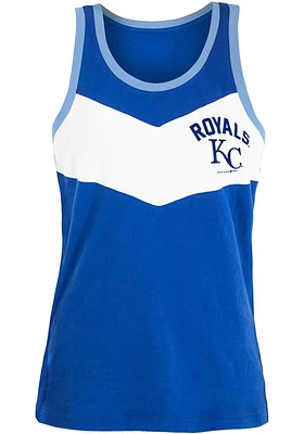 New Era Kansas City Royals Womens Blue Chevron Tank Top