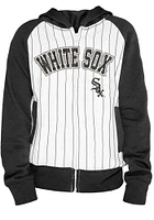 New Era Chicago White Sox Girls Pinstripe Long Sleeve Full Zip Jacket