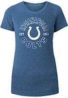New Era Indianapolis Colts Womens Blue Triblend Short Sleeve T-Shirt