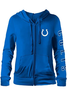 New Era Indianapolis Colts Womens Fleece Long Sleeve Full Zip Jacket