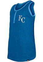 New Era Kansas City Royals Girls Glitter Short Sleeve Tank Top