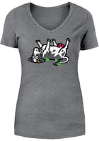 New Era Wichita Wind Surge Womens Grey Copa Short Sleeve T-Shirt