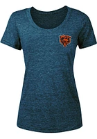 New Era Chicago Bears Womens Navy Blue Skyline Short Sleeve T-Shirt