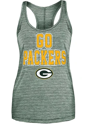 New Era Green Bay Packers Womens Space Dye Tank Top