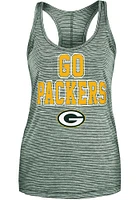 New Era Green Bay Packers Womens Space Dye Tank Top