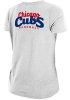 New Era Chicago Cubs Womens Front Twist Short Sleeve T-Shirt