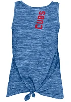 New Era Chicago Cubs Womens Blue Space Dye Tank Top