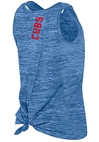 New Era Chicago Cubs Womens Blue Space Dye Tank Top