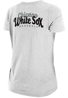 New Era Chicago White Sox Womens Front Twist Short Sleeve T-Shirt