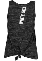 New Era Chicago White Sox Womens Black Space Dye Tank Top