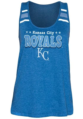 New Era Kansas City Royals Womens Blue Athletic Fit Tank Top
