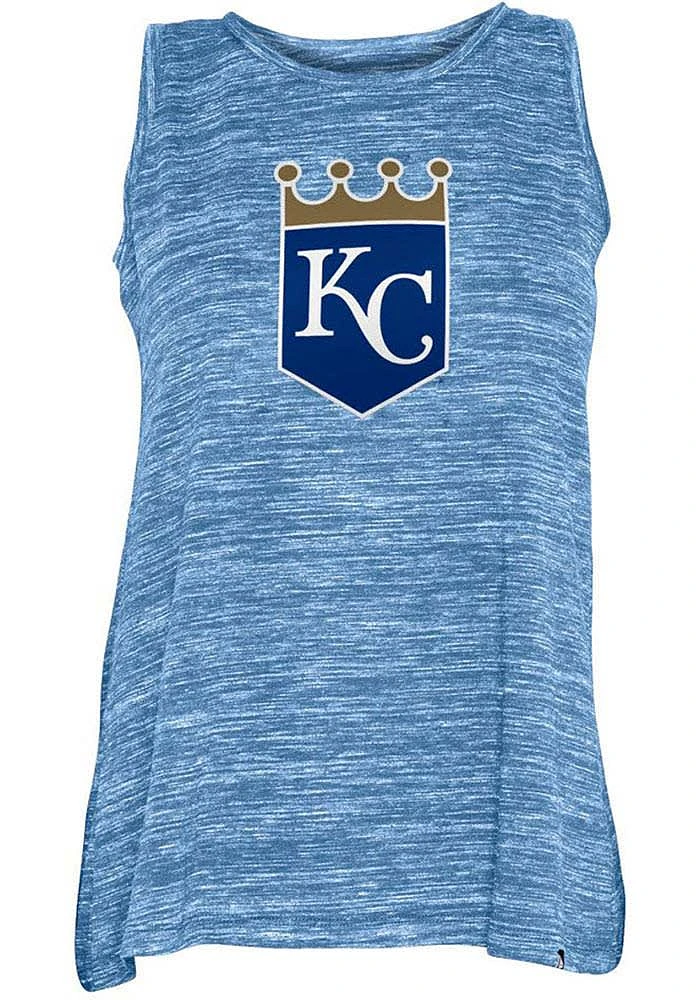 New Era Kansas City Royals Womens Light Blue Space Dye Tank Top