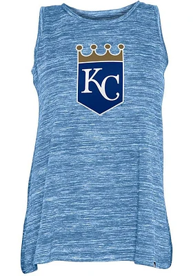New Era Kansas City Royals Womens Light Blue Space Dye Tank Top