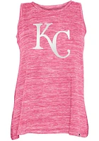 New Era Kansas City Royals Womens Pink Space Dye Tank Top