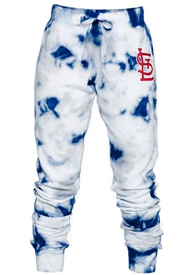 New Era St Louis Cardinals Womens Tie-dye Navy Blue Sweatpants