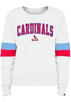 New Era St Louis Cardinals Womens Contrast Crew Sweatshirt