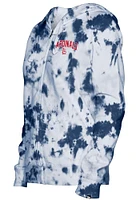 New Era St Louis Cardinals Womens Navy Blue Tie-Dye Long Sleeve Full Zip Jacket