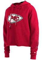 New Era Kansas City Chiefs Womens Red Athletic Hooded Sweatshirt