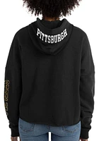 New Era Pittsburgh Steelers Womens Black Athletic Hooded Sweatshirt