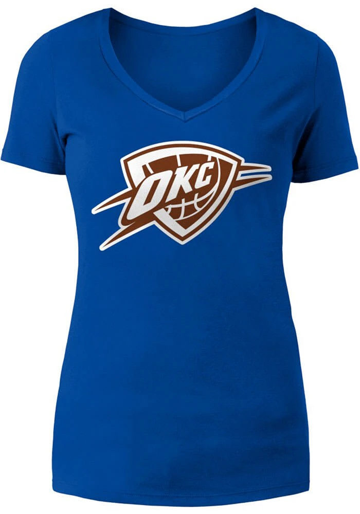 New Era Oklahoma City Thunder Womens Blue Edition Short Sleeve T-Shirt