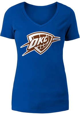New Era Oklahoma City Thunder Womens Blue Edition Short Sleeve T-Shirt