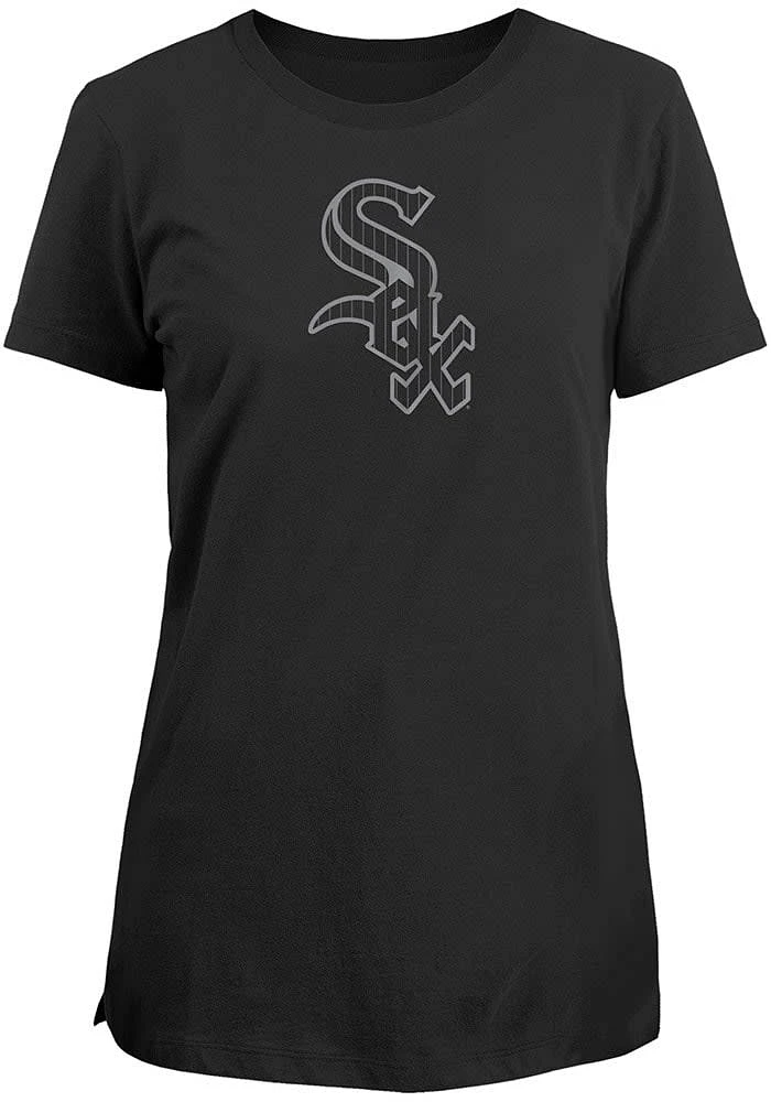 New Era Chicago White Sox Womens Black CityArch Short Sleeve T-Shirt