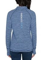New Era Kansas City Royals Womens Blue Quarter Qtr Zip Pullover