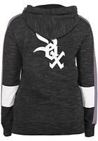 New Era Chicago White Sox Womens Black French Terry Long Sleeve Full Zip Jacket