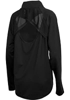 New Era Pittsburgh Steelers Womens Black Active Qtr Zip Pullover