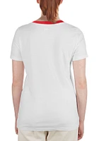 New Era Texas Rangers Womens White Gameday Short Sleeve T-Shirt