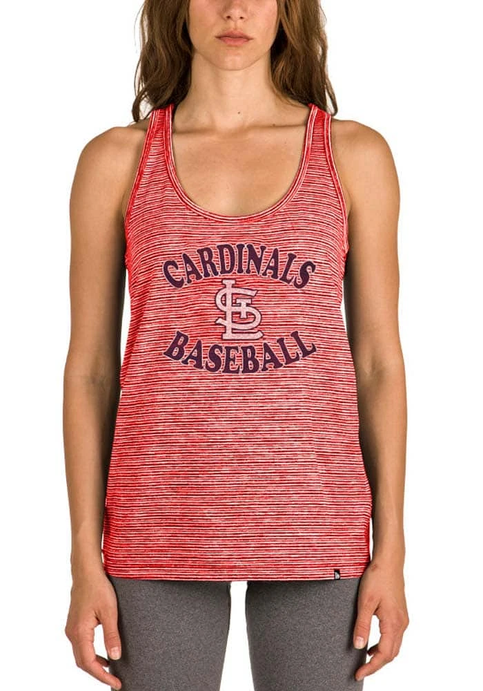 New Era St Louis Cardinals Womens Red Rayon Tank Top