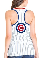 New Era Chicago Cubs Womens White Racer Tank Top