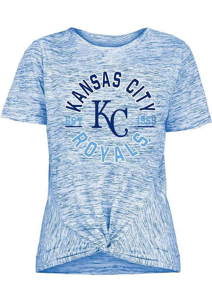 New Era Kansas City Royals Womens Blue Novelty Short Sleeve T-Shirt
