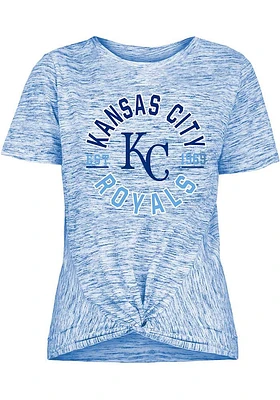 New Era Kansas City Royals Womens Blue Novelty Short Sleeve T-Shirt