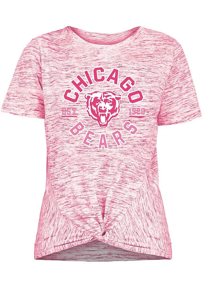 New Era Chicago Bears Womens Pink Novelty Short Sleeve T-Shirt