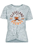 New Era Cleveland Browns Womens Novelty Short Sleeve T-Shirt