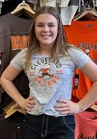 New Era Cleveland Browns Womens Novelty Short Sleeve T-Shirt