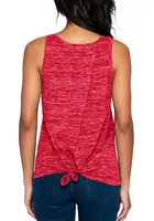 New Era Cincinnati Reds Womens Red Knot Tank Top