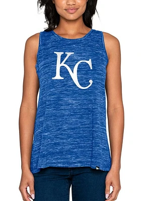 New Era Kansas City Royals Womens Blue Knot Tank Top