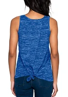 New Era Kansas City Royals Womens Blue Knot Tank Top