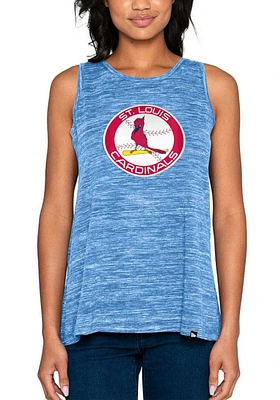 New Era St Louis Cardinals Womens Light Blue Knot Tank Top