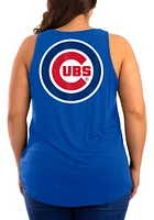 New Era Chicago Cubs Womens Blue Rayon Tank Top