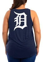 New Era Detroit Tigers Womens Navy Blue Rayon Tank Top