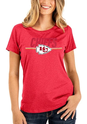 New Era Kansas City Chiefs Womens Red Training T-Shirt